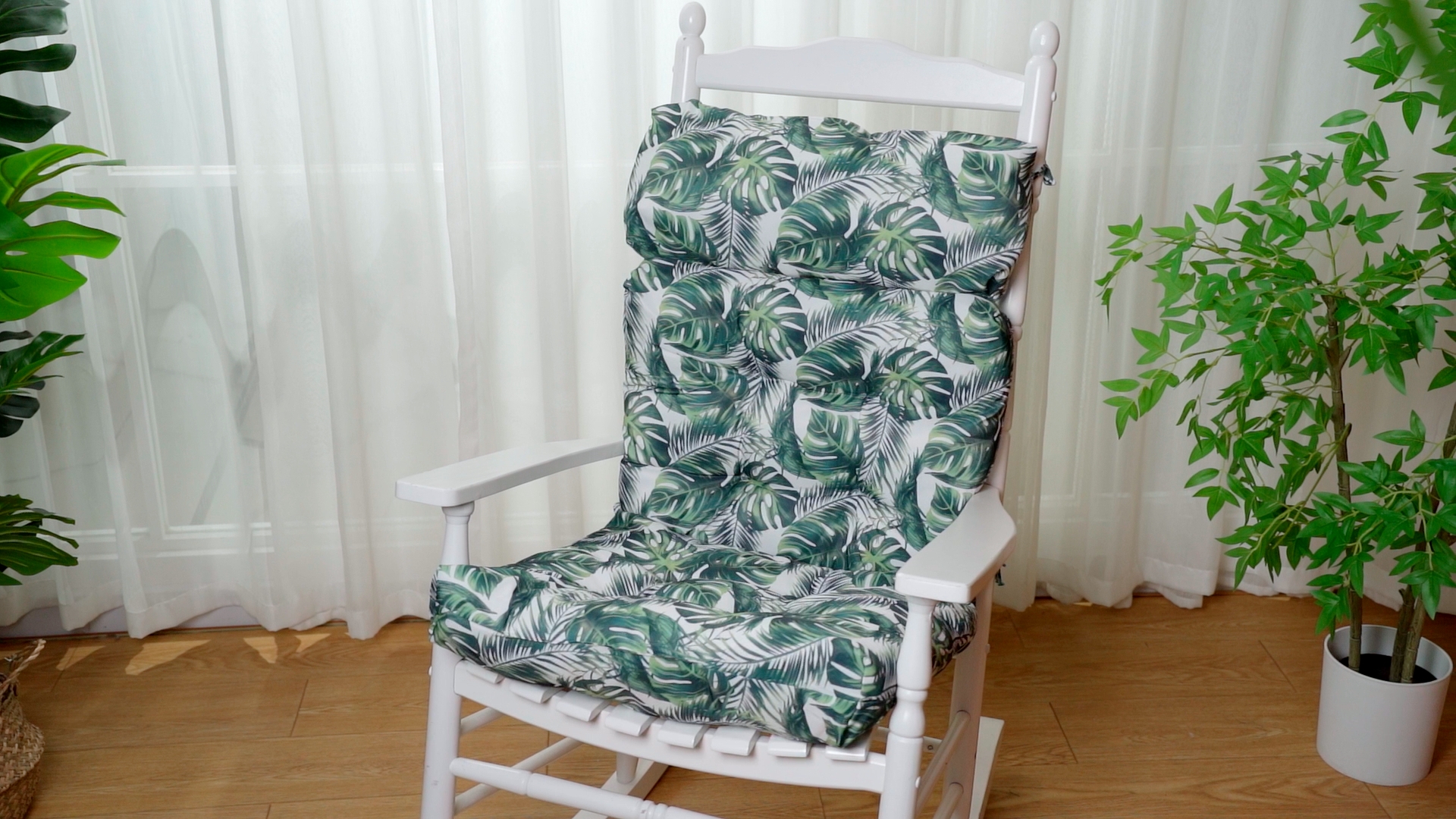 Amazon.com: Barydat 4 Pcs Tufted High Back Chair Cushion Indoor
